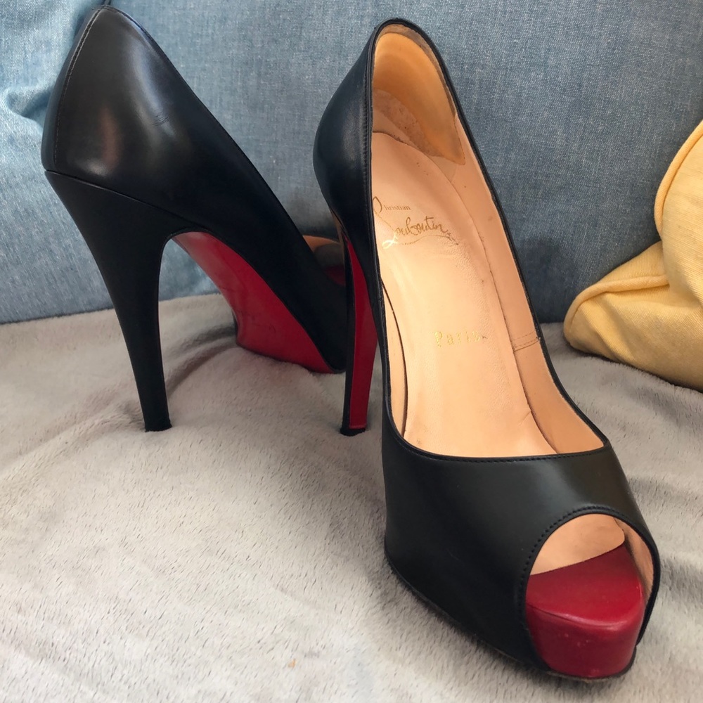 Authentic Christian Louboutin patent leather heels